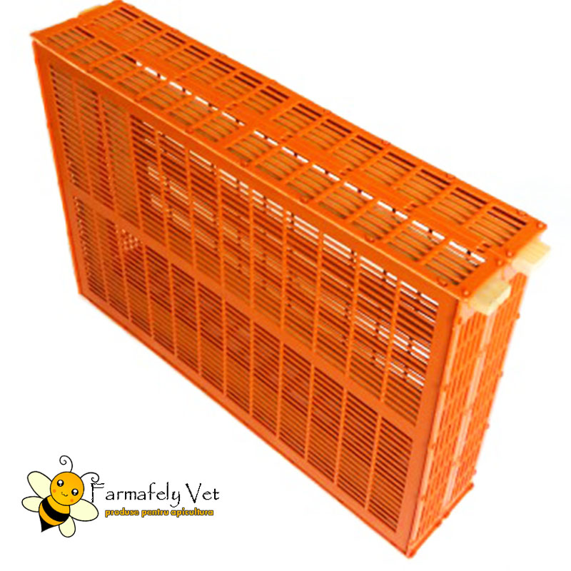 Izolator Hanneman din plastic portocaliu pentru 2 rame 1/1