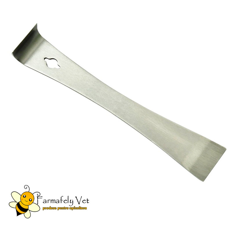 Daltă apicolă din inox, simplă plus, 26 cm