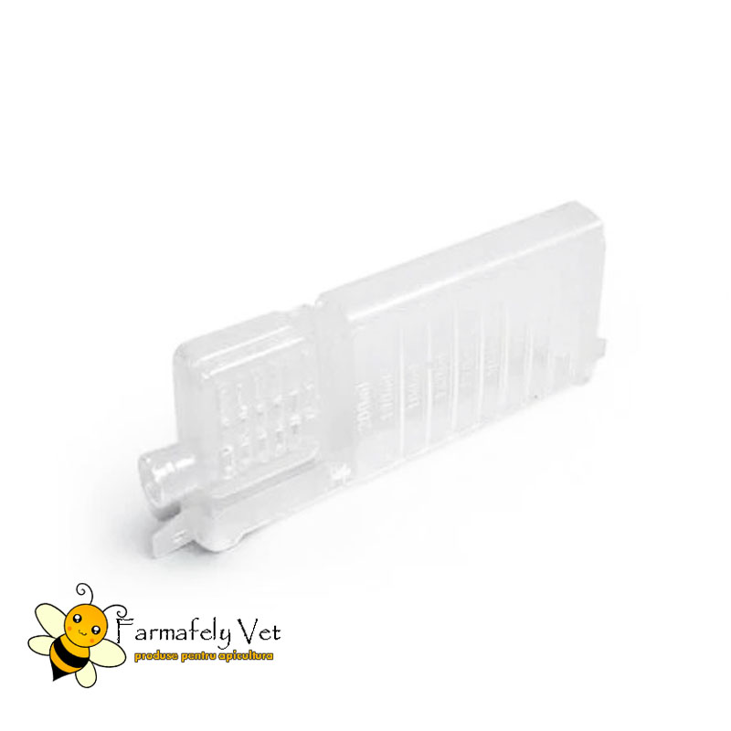 Vaporizator din plastic transparent pentru acid formic